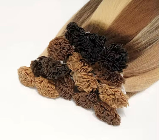 Extensions à la kératine - Epaisses, naturelles et longue durée